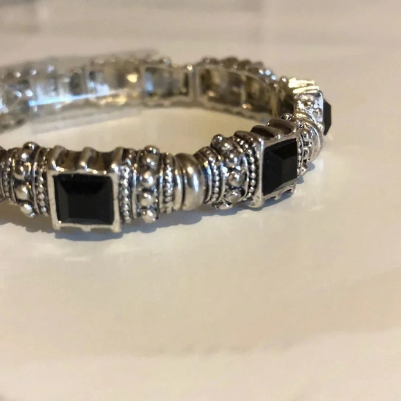 BRACELET NEW WOMENS STRETCH COSTUME JEWELRY SIMMER CASUAL WEDDING ONE SIZE - Picture 4 of 6